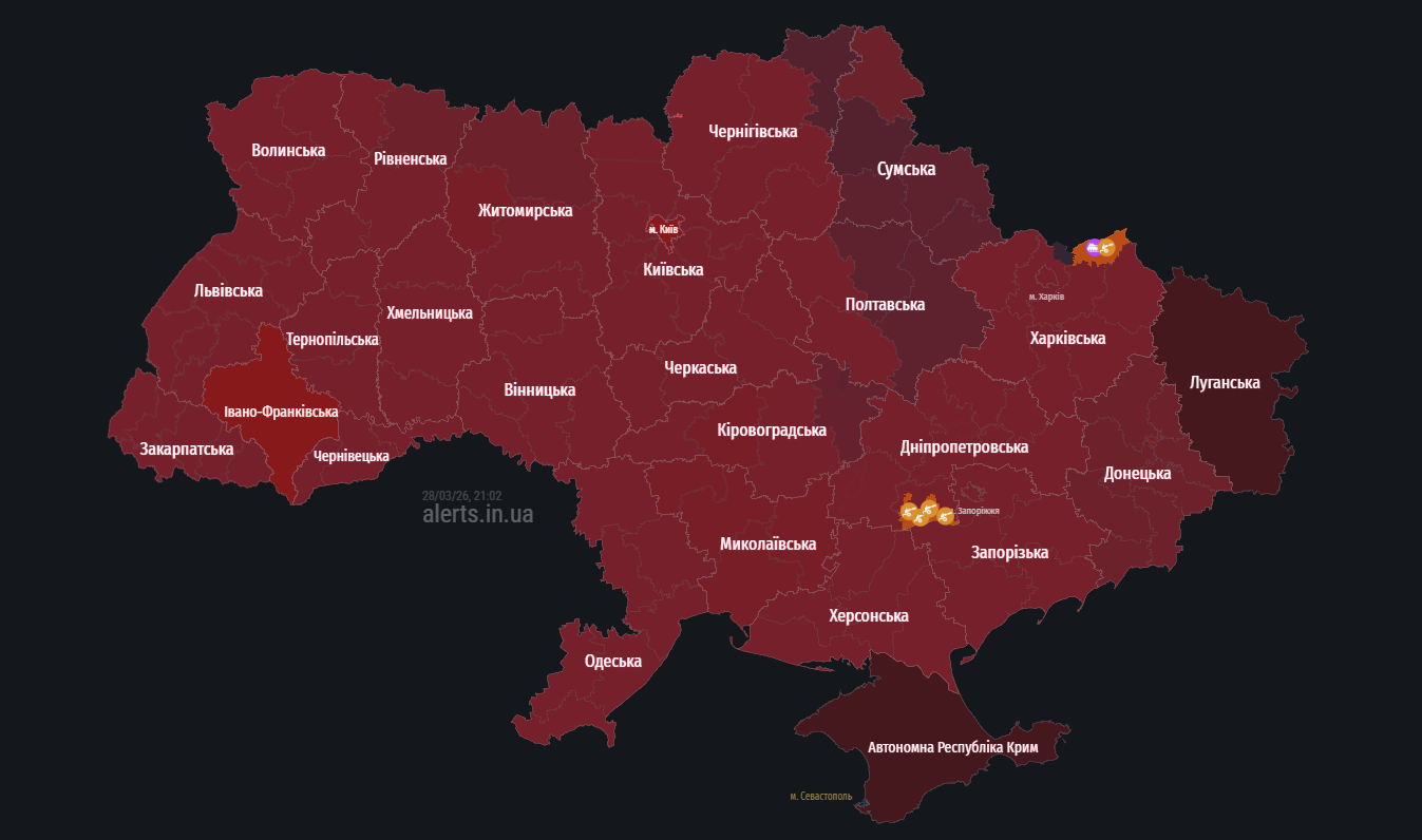 Росія вперше за довгий час запустила "Кинджали" на Старокостянтинів